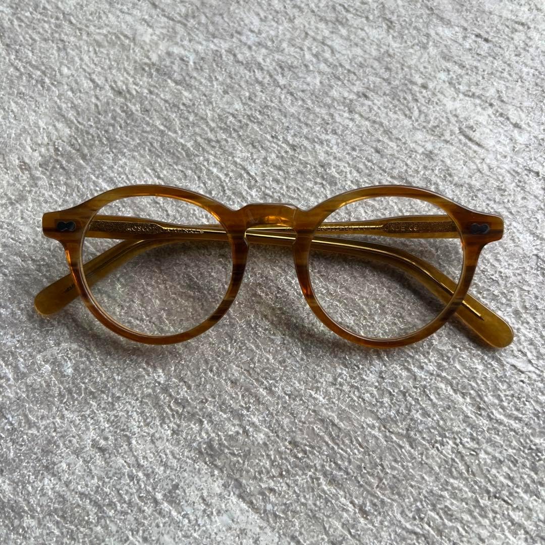 MOSCOT MILTZEN モスコット46size BLONDE MOSCOT MILTZEN モスコット46size BLONDE Moscot The Lemtosh